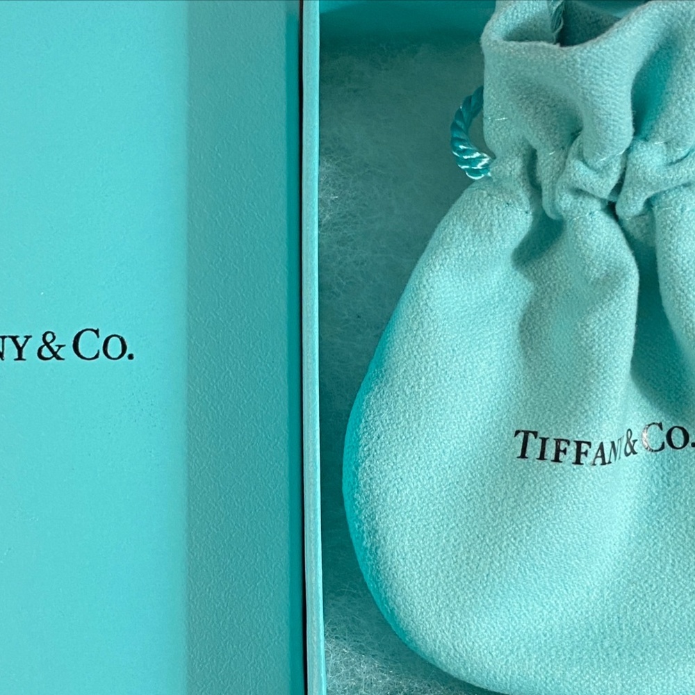 Tiffany & Co Return to Tiffany double pink enamel heart necklace 925 silver box - Picture 6 of 6